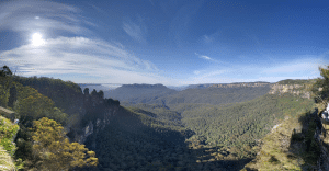 Australian Gap Year reflection and photo of the blue mountains