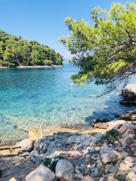 Clear water in Croatia